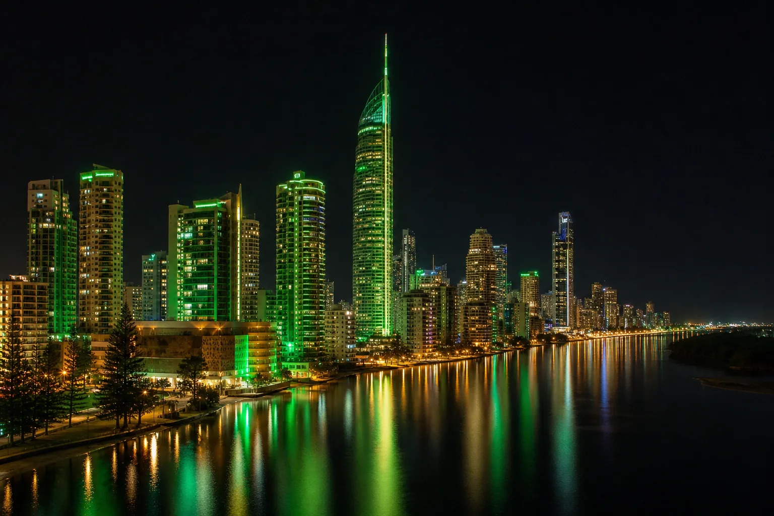 Editorial city guide graphic for Richards Casino readers in Gold Coast, QLD