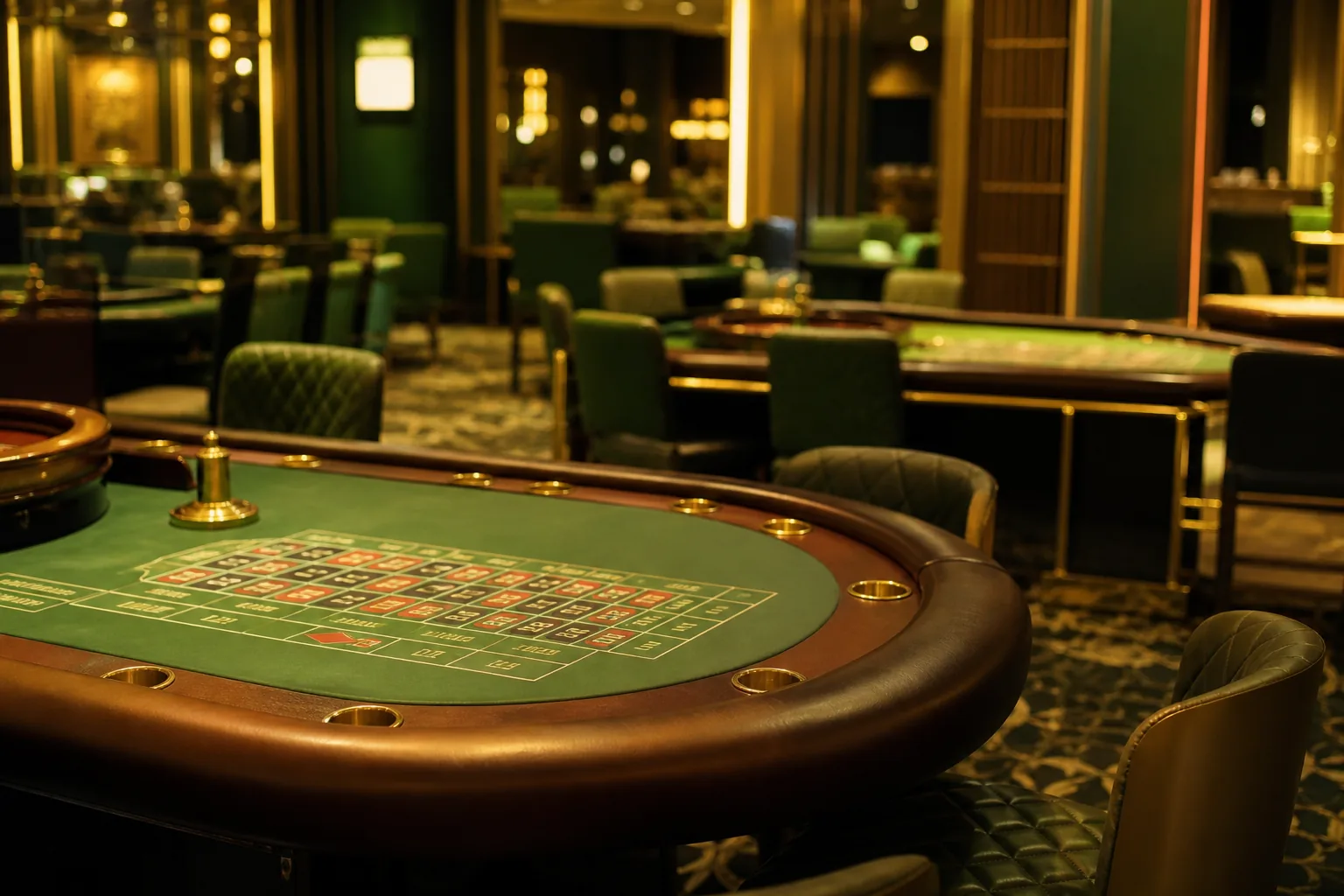 Table and live game categories in an Richards Casino-style lobby