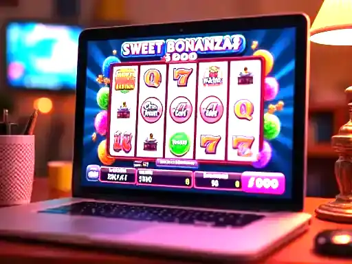Sweet Bonanza 1000 pokie artwork at Richards Casino